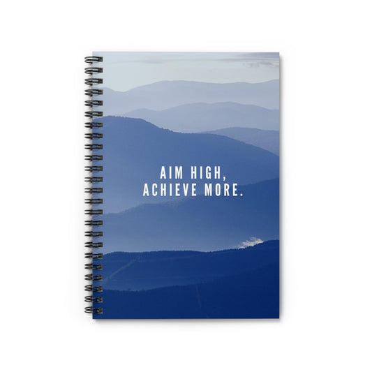 Aim High notebook cover