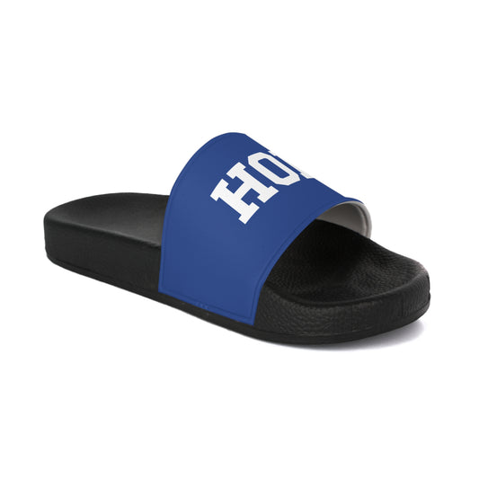 Blue Men's Slide Sandals Hope Design