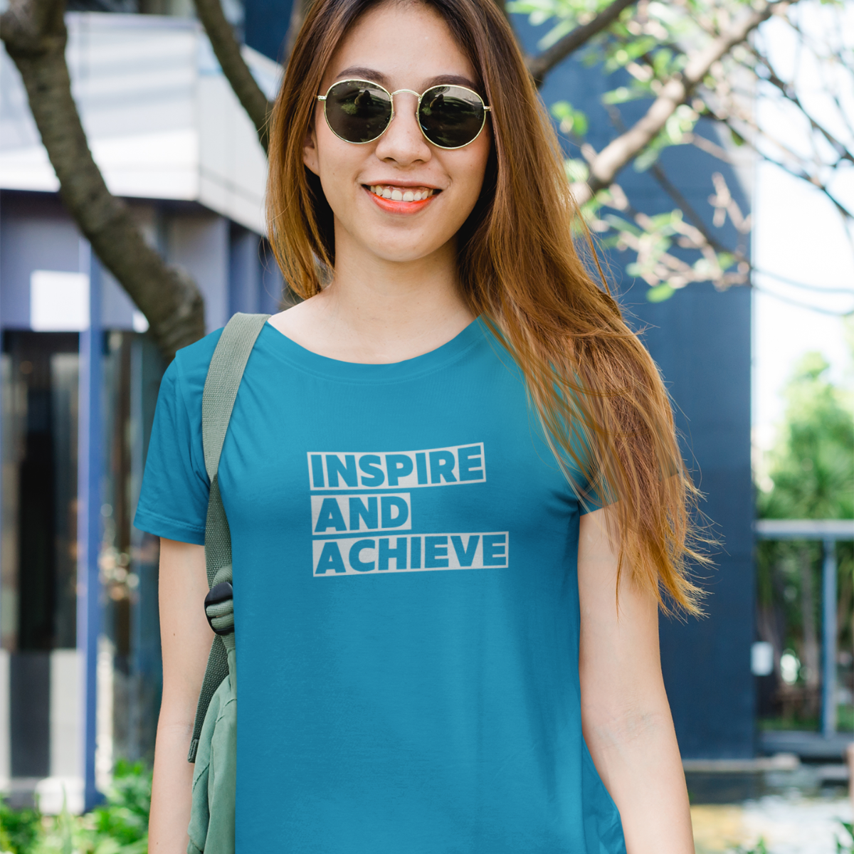 Casual Inspire & Achieve motivational shirt