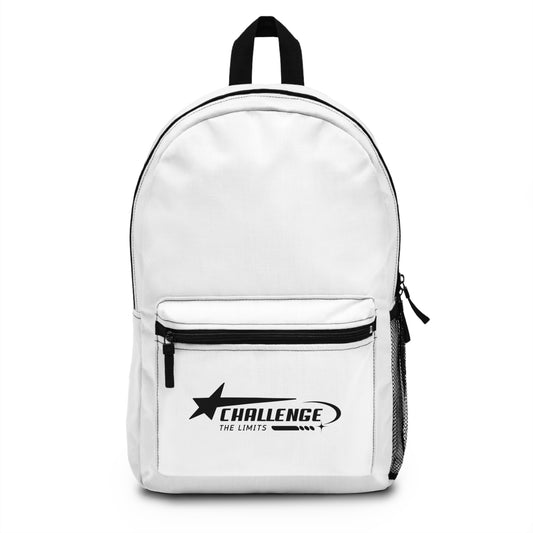 Challenge the Limits motivational backpack