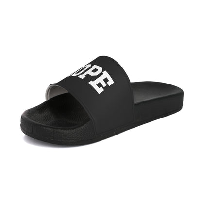 Comfortable Hope Slide Sandals in Black