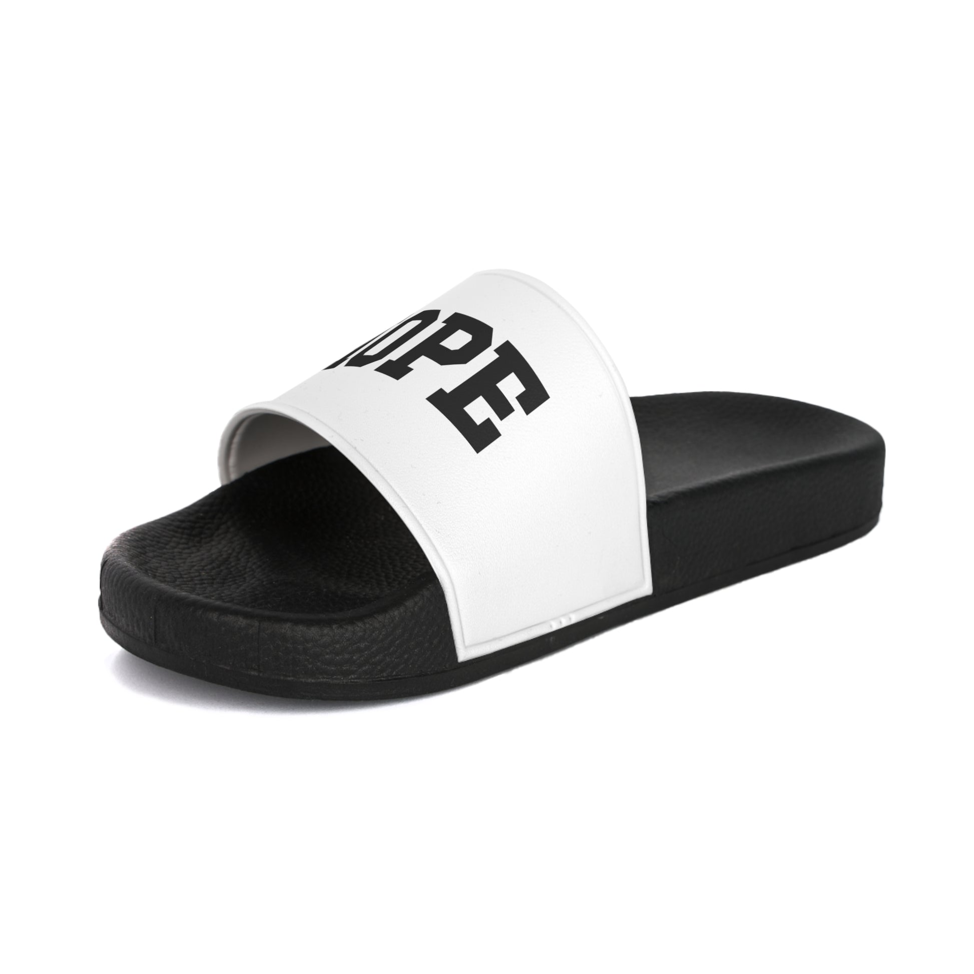 Comfortable Hope Slide Sandals in White