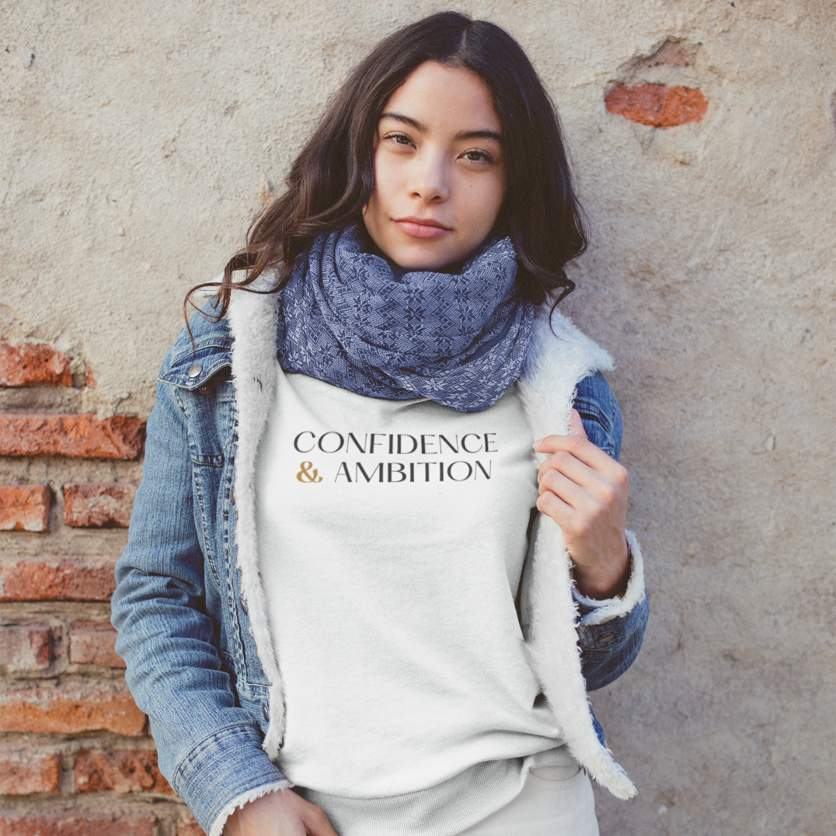 Confidence & Ambition sweatshirt design