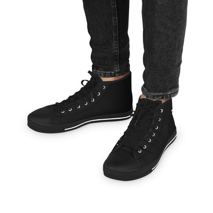 Faith Black High Tops with Christian Cross