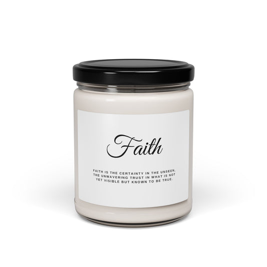 Faith scented candle