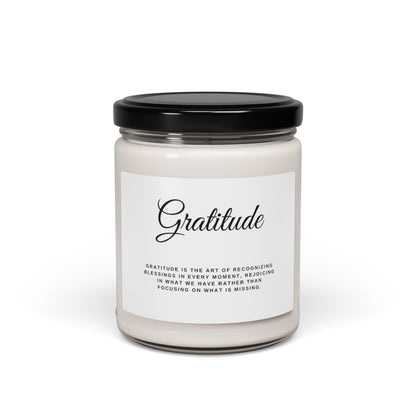 Gratitude scented candle