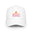 "Groovy Mama" white cap with adjustable fit