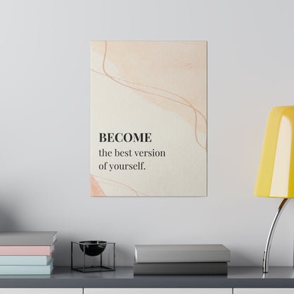 Inspirational canvas for growth