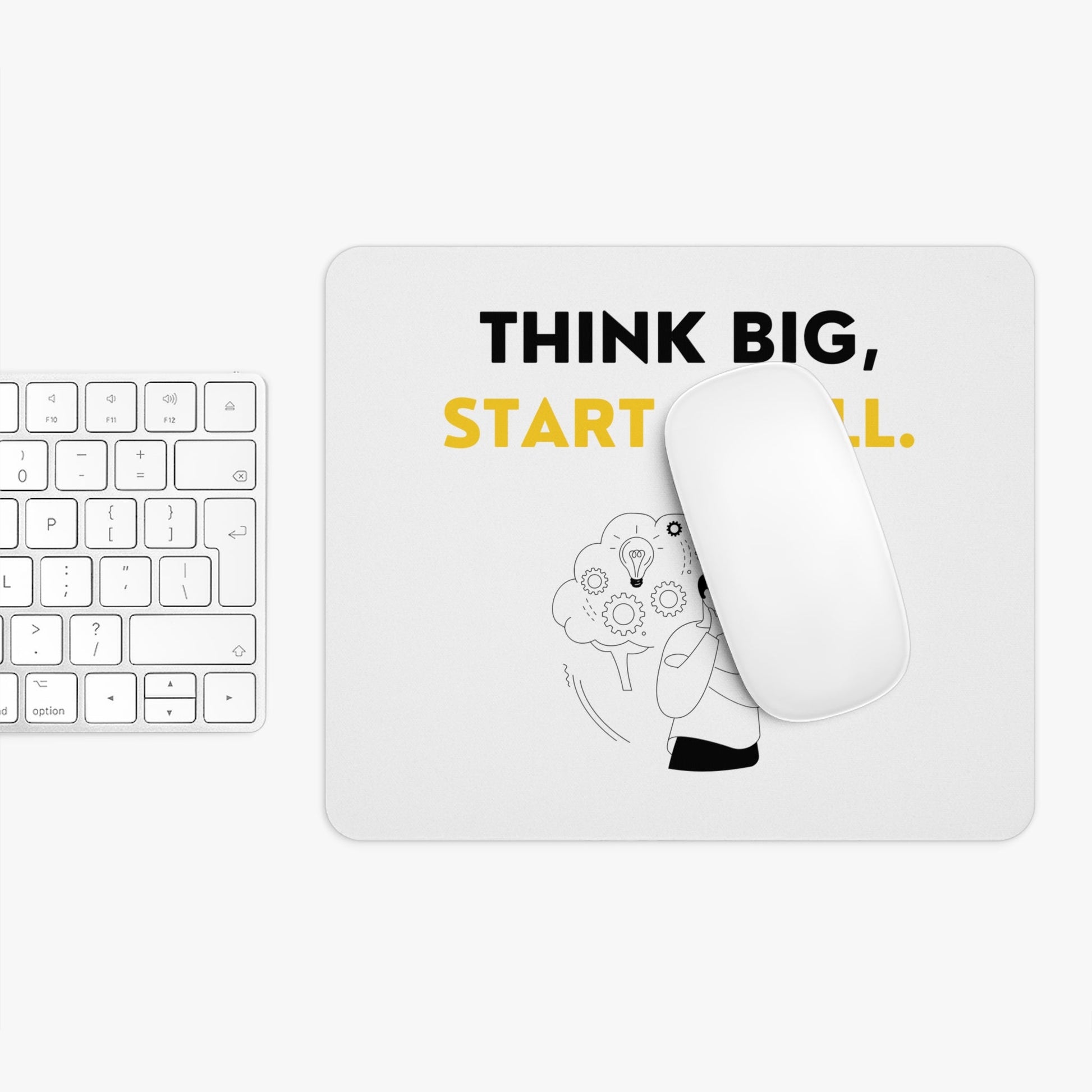 Inspirational mouse pad for work