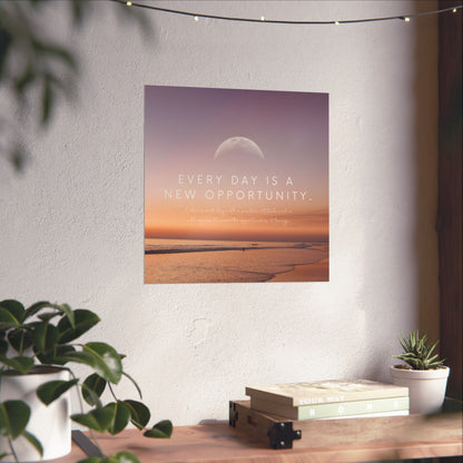 Inspirational wall art featuring Every Day message