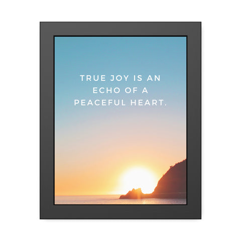 11″ x 14″ (Vertical) / Black Frame / Semi Glossy