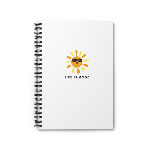 Life is Good notebook cover