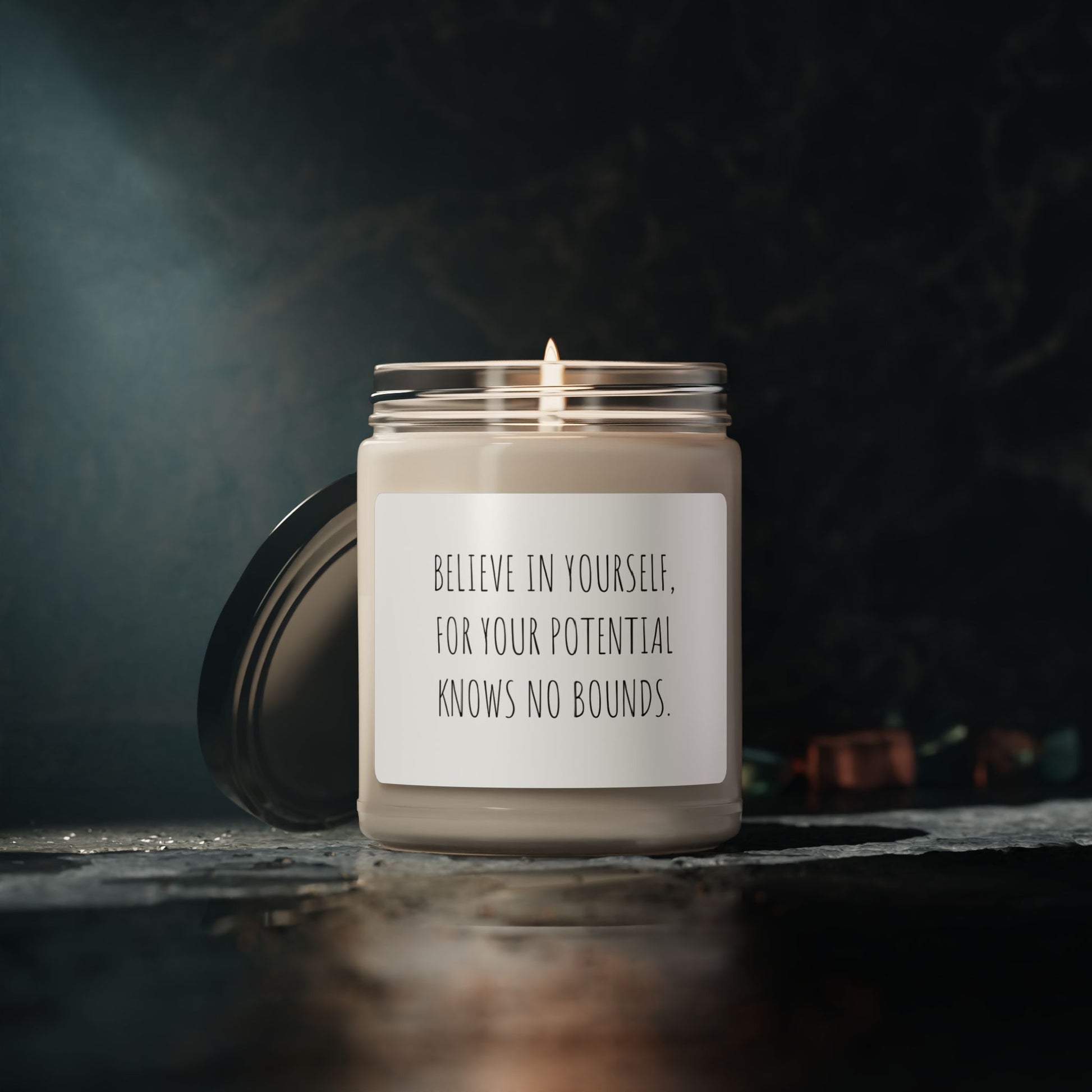 Motivational candle Believe in Yourself