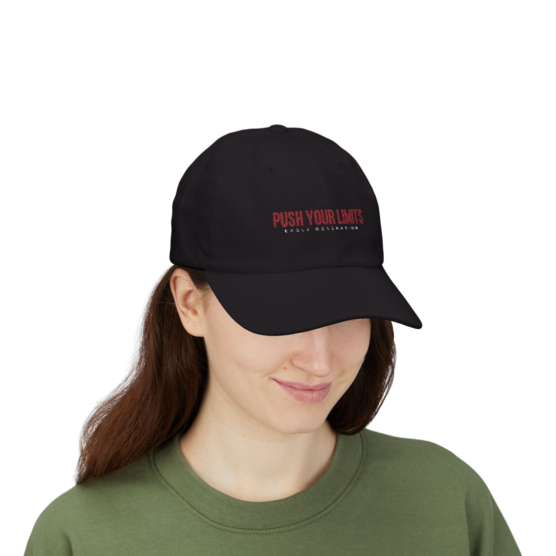 Motivational sports cap to inspire strength