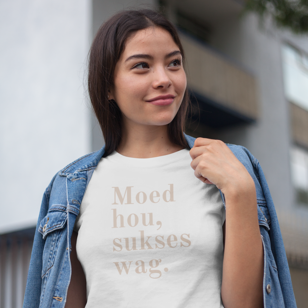 Motivational t-shirt in Afrikaans