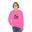 Pink youth sweatshirt with "Be Brave" design