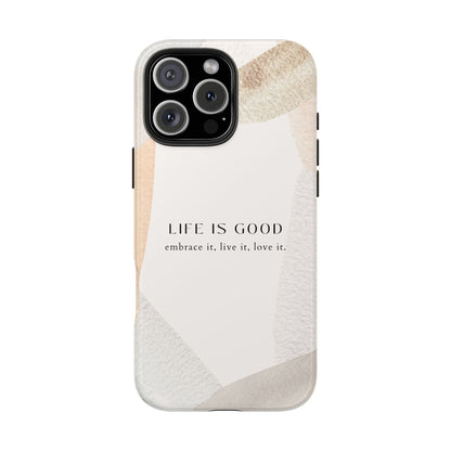 Positive message iPhone case design