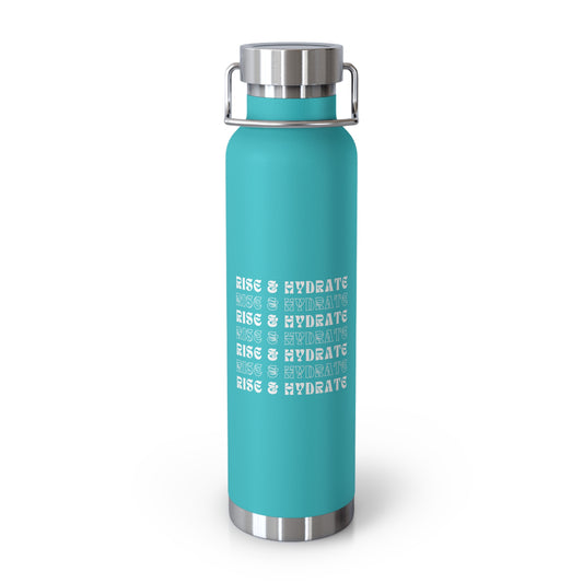 Rise and Hydrate water bottle