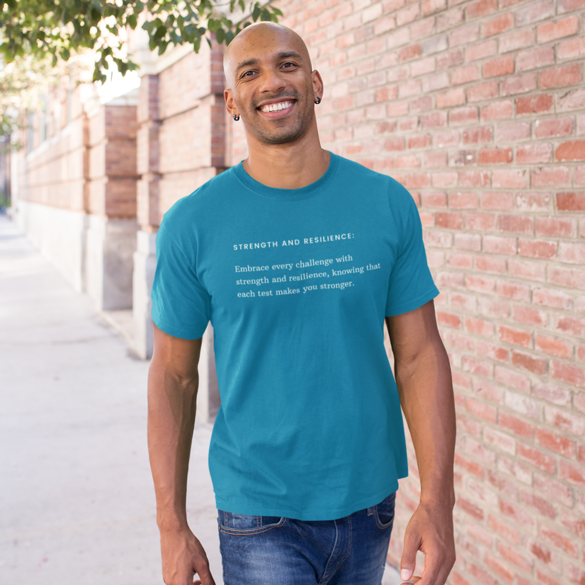 Strength & Resilience inspirational graphic tee