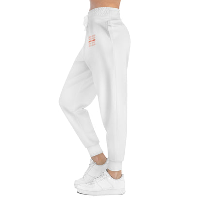 Stylish White Unisex Joggers Life is Good