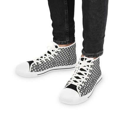 Stylish men's high-top sneakers