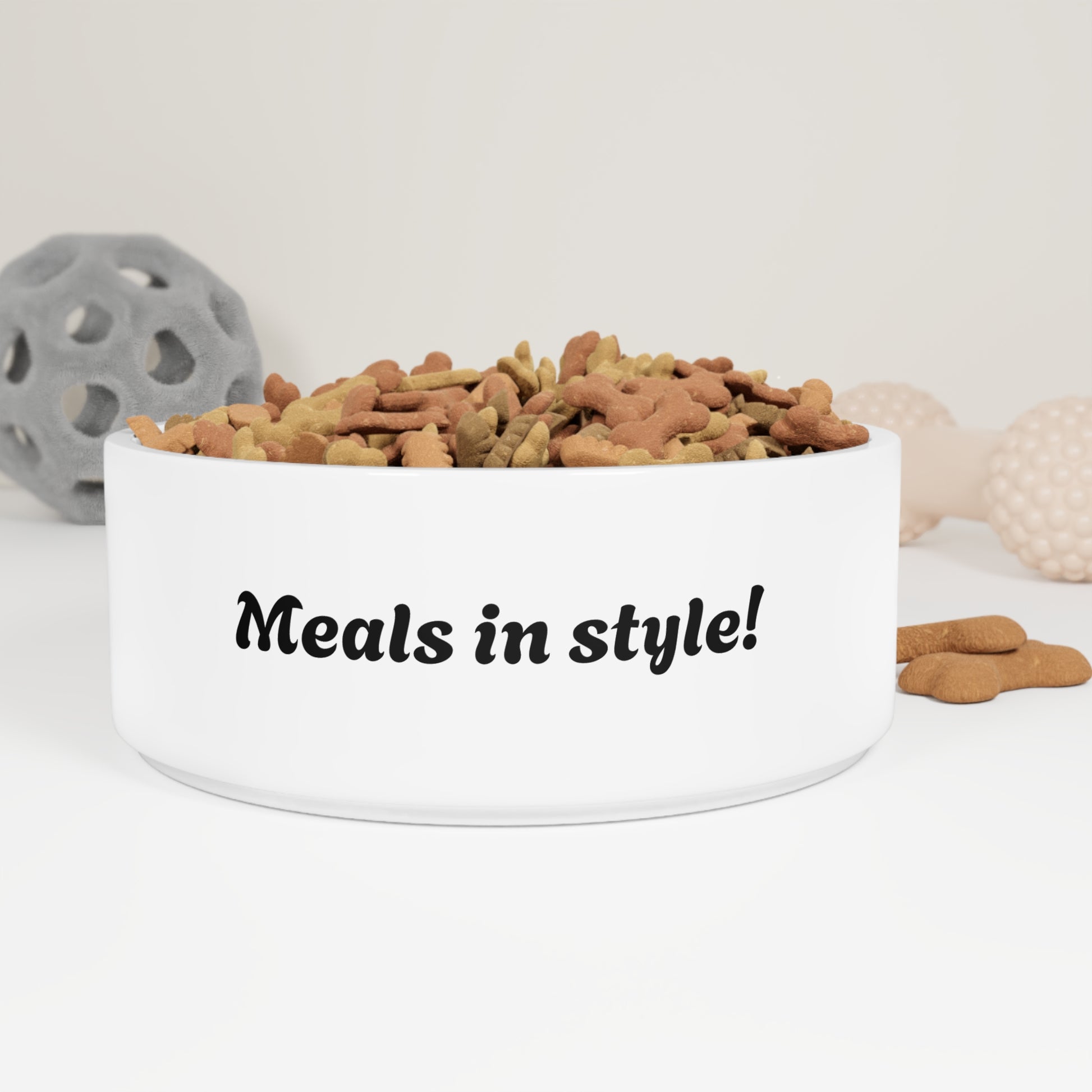 Stylish pet bowl for mealtime