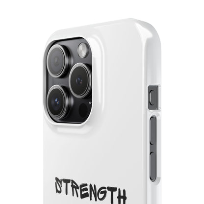 Stylish phone case promoting determination