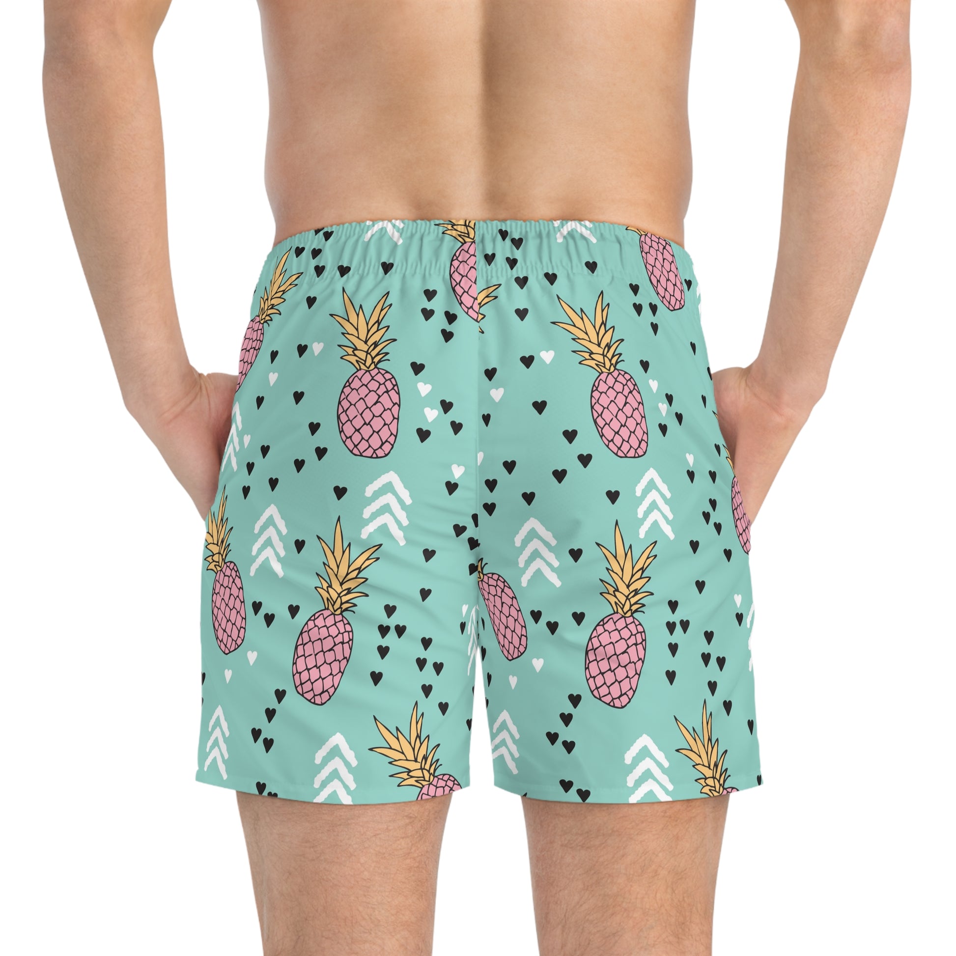 Vibrant beach swim trunks