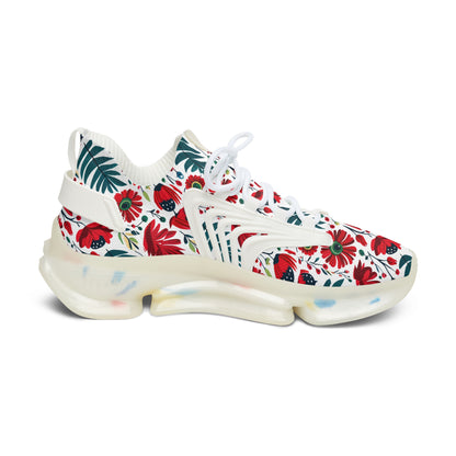 Women's Flower Print Sneakers