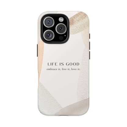 iPhone 16 case with inspirational quote